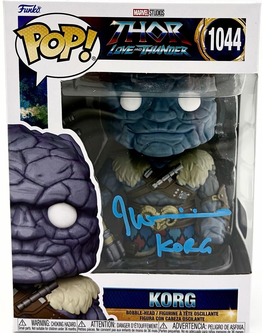 Taika Waititi signed "Korg" signed Funko #328 (Thor) - SWAU COA